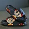 Pantuflas infantiles de EVA Nezha para niños y niñas, verano, para baño, interior, baño, bebé, hogar, antideslizantes