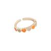 Anillo de Amor con Goteo de Aceite de Diamantes Completos Transfronterizo para Mujer, Joyería Retro Personalizada, Artesanía Multicolor Simple R062