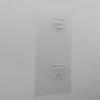 Hebilla adhesiva transparente sin costuras, directa de fábrica, para caja de almacenamiento de pared sin perforaciones, estante de almacenamiento de hierro, hebilla adhesiva