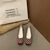 Primeiro Encontro com os Sapatos de Salto Escondido de Bolinhas Estilo Francês, Novos Sapatos de Ballet de Cetim Estilo Fada 2026