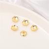 Bolsa de oro de 14 quilates para pulsera, soporte para pulsera, accesorios para manualidades, collar, cuentas, espaciador de cuentas de oro blanco