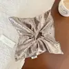 Scrunchie Simples de Bolinhas Estilo Coreano para Mulheres, Elástico de Cabelo de Alta Qualidade, Corda para Rabo de Cavalo Alto, Acessório de Cabelo da Moda para o Dia a Dia