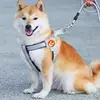 Arnés para Mascotas Transpirable Reflectante Correa para Perros Tipo Sillín Correa para Mascotas Transpirable Reflectante No Retráctil Correa para Perros