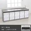A2C Gabinete Integrado de Cocina para el Hogar Gabinete de Cocina Gabinete para Estufa Gabinete para Fregadero Gabinete de Acero Inoxidable Estufa de Gas Económica/