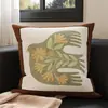 Funda de Almohada para Sofá de Dibujos Animados en Sala de Estar con Relleno, Almohada Lumbar para Respaldo, Sensación de Alta Gama, Cojín de Cama para Cabecera de Dormitorio en Mirador