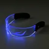 Gafas Luminosas de Colores LED Cyberpunk Nezha Vienen con un Sentido de la Tecnología para Celebridades de Internet Masculinas y Femeninas para Actuar en Discotecas