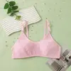 En stock: Ropa interior de desarrollo para niñas, sin varillas, para adolescentes, fina, transpirable, cómoda, con tirantes ajustables