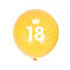 Balões de 12 Polegadas para Aniversário de 18, 30, 40, 50, 60 Anos Decoração de Festa de Aniversário Suprimentos Amazon Wish