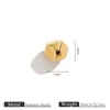 Aço Inoxidável Banhado a Ouro 18K Irregular Forma Especial Perfurado Contas DIY Pulseira Colar Brincos Acessórios de Joias Atacado