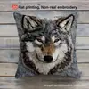 Funda de Almohada de Gato Más Vendida de Temu, Funda de Cojín Decorativa para el Hogar de Animales Linda y Divertida, Hecha a Medida y Disponible para Dropshipping
