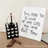 Bolsa con Tema de Amor, Bolsa de Punto para Teléfono Móvil de Verano, Bolso de Mano Portátil de Silicona Estilo Coreano que se Puede Llevar Cruzado, un Artículo Imprescindible para Salir