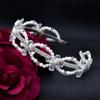 Comércio Exterior Noiva Hairband Handmade Pearl Crystal Pressionado Cabelo Headband Vestido Ornamentos de cabelo Rhinestone Headwear DZ070