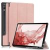 Funda protectora con soporte plegable triple para Samsung Tab S9 FE 10.9, funda protectora de panel plano S9 plus