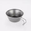 Acero Inoxidable 304 Tazón Sierra Portátil para Exteriores Vajilla Utensilios de Cocina para Camping al Aire Libre Taza Sierra Portátil Taza de Té para Senderismo