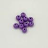 Cuentas de colores de aleación, cuentas redondas, cuentas sueltas de pintura, material de pulsera con agujero pasante, accesorios de joyería DIY, pulsera colgante al por mayor