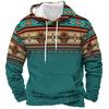 Sudadera con capucha de manga larga con estampado digital a juego para hombre, comercio exterior transfronterizo europeo y americano, AliExpress, Amazon.