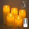 Luz de Vela LED con Control Remoto Carga USB Vela Artificial Performance Navideña Decoración de Atmósfera Vela Falsa