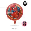 Empaque de Cartón Araña Saltarina Serie de Superhéroes Tema Decoración de Fiesta de Cumpleaños Diseño Globo de Película de Aluminio