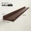 Estante de Pared de Madera Maciza para Sala de Estar, Comedor, Dormitorio, Estante Decorativo para Pared de Fondo Montado en la Pared, Estante Recto para Uñas