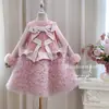 Vestido sin mangas para niña, vestido de cumpleaños de otoño para niños, vestido de pastel de tutú con lentejuelas, dulce vestido de princesa de tul