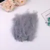 Yiwu cor tingida pena pena de peru cauda pontuda veludo DIY fabricação de joias de orelha Bola Bobo material de decoração de pena