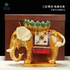 Elefante de Cerâmica Tang Sancai Artesanato Enfeites para Decoração de Casa Sala de Estar Entrada Presentes de Inauguração Casa Nova
