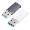 Aplicable a fuente de alimentación QC4.0/3.0/2.0 a tipo-c hembra de carga rápida PD con luz Adaptador USB a tipo-c