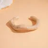 Pulseras Acrílicas Redondas Irregulares de Colores Transfronterizas Europeas y Americanas con Diseño de Nicho, Joyería de Mano con Personalidad Vintage para Mujeres
