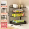 Artefactos de Almacenamiento para Cocina Bolsa para Frutas y Verduras Frescas Estante de Almacenamiento Cubierta de Film Plástico para Gabinete Caja de Almacenamiento Estante para Condimentos de Gabinete
