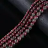 Pedras de Calcedônia Coloridas Redondas Contas Soltas Artesanato DIY Feito à Mão Materiais para Miçangas Pulseira Colar Acessórios de Joias Atacado