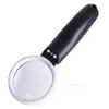 Luz LED de 3 LEDs Detector de Dinero Fluorescente UV 7x 55mm Portátil Alta Definición Lectura e Identificación Nueva Lupa de Plástico