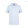 Camisa Polo Antibacteriana Sorona com Toque Gelado para Homens, Roupa de Trabalho Personalizada, Camiseta Publicitária, Gola Polo Manga Curta, Uniforme de Trabalho com Impressão de Logo