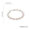 Pulsera Abierta de Perlas con Incrustaciones de Diamantes Estilo Retro Francés Simple Moda Pulsera de Lujo Ligero Pulsera de Alto Grado con Temperamento para Mujeres