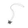 Collar Colgante de Cráneo de Insecto Mariposa Vikingo Retro Más Vendido en Europa y América Collar para Hombre Accesorios Estilo Noruego Venta al por Mayor