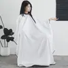 Capa transparente personalizada para cortar el cabello, herramientas de peluquería, capa de salón para tratamiento con aceite, permanente y tinte, se puede imprimir con logo