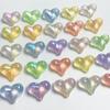 Cuentas de Amor Finas Flash Chapadas en Color DIY Hechas a Mano Melocotón Pedorro Cadena para Teléfono Móvil Cuentas Accesorios Sirena Ji Corazón de Melocotón Cuentas de Agujero Recto