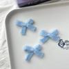Meias Macias de Lã Tricotadas à Mão com Pelo de Coelho, Bolsa com Laço, Acessórios para Vestuário, Presilha de Cabelo, Acessórios para Capa de Celular