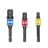 Conjunto Colorido de 3 Peças de Conectores de Contas para Cinto de Segurança, Haste de Conexão de Soquete Universal Conector Ad com Contas de Aço 1/2 1/4 3/8
