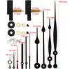 2 juegos de punteros para movimiento de reloj de cuarzo, venta caliente en Amazon, movimiento para reloj de pared DIY, puntero de metal luminoso de madera