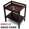 Venda Direta de Fábrica Mesa de Mahjong Mesa de Chá com Porta-Copos, Mesa de Chá de Aço e Madeira, Mesa de Mahjong com Porta-Copos, Porta-Copos para Salão de Mahjong