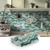 Adesivos de Parede Espessos de Espuma Autoadesivos Transfronteiriços para Casa Cozinha Adesivos à Prova de Óleo Adesivos de Decoração de Parede de Banheiro Adesivos de Azulejo Impermeáveis