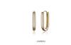 Pendientes de aro en forma de U con diseño de flor del mal del drama coreano de moda 2020 de plata esterlina s925