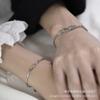 Pulsera de pareja femenina diseño de nicho para pareja pulsera artística para pareja regalo de San Valentín para novio entrega de una pieza