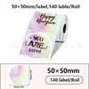 Papel Térmico con Gradiente de Color Ciclo Multicolor Adecuado para Papel de Etiqueta Térmica Jingchen B3S, Detong P1, Puchu Aq00