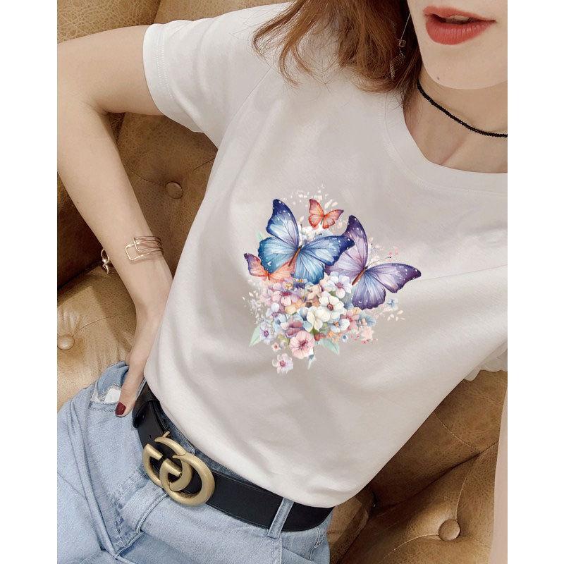 蝴蝶衣服印花贴烫画