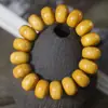 Nuevo Pulsera de Cuentas de Sándalo de Montaña, Pulsera de Cuentas de Madera para Manipular y Enrollar Alrededor de los Dedos, Suave al Tacto, Estilo Unisex, Cuentas de Forma Irregular, Cuentas de Oración