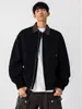 Nueva Chaqueta de Trabajo de Primavera y Otoño para Jóvenes Lavada Retro Estilo Japonés con Solapas para Hombre Versátil Tendencia Marca Holgada Casual