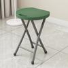 Taburete Plegable de Moda Creativo Moderno Simple Nuevo de Plástico Plegable Taburete Plegable Portátil Mesa de Comedor para el Hogar Taburete Redondo Alto para Adultos