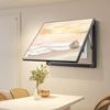 Cuadro de medidor con paisaje marino y viento color crema, cuadro decorativo, cuadro de distribución para restaurante, cuadro de interruptores, cuadro de corriente débil, cubierta decorativa, cuadro colgante