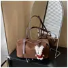 Bolsa de Axila Casual de Grande Capacidade Transfronteiriça para Mulheres 2026 Nova Bolsa de Ombro Tote Retro de Grande Capacidade para o Dia a Dia